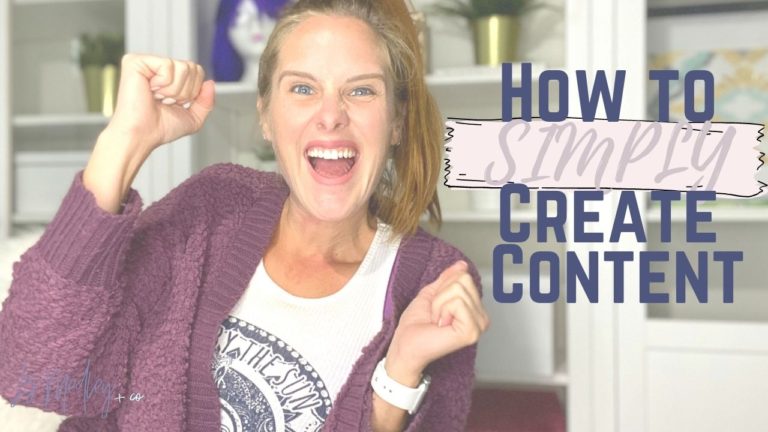 How to Simply Create Content